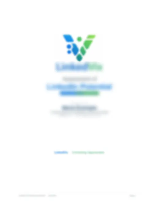 Cover page (blurred sample)